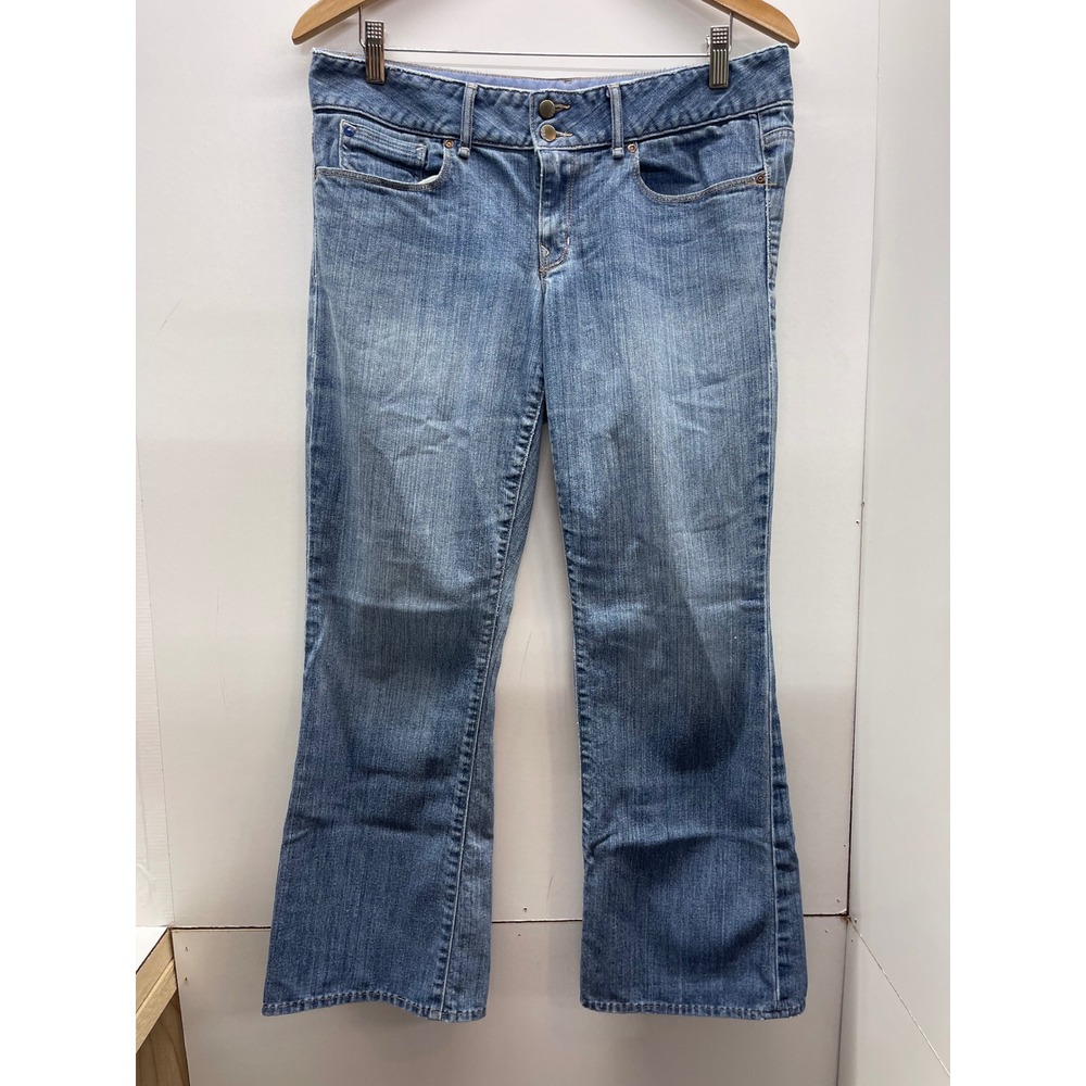 Gap 1969 Perfect Bootcut Jeans Womens 30/10a Medium Wash Blue Denim Mid Rise